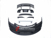 Conversion Body Kit for Porsche 718 981 Cayman & Boxster to GT4   Set includes:  Front bumper Front lip Front fenders Front vent covers Hood Rear bumper Rear fenders Rear diffuser  Spoiler  Exhaust system