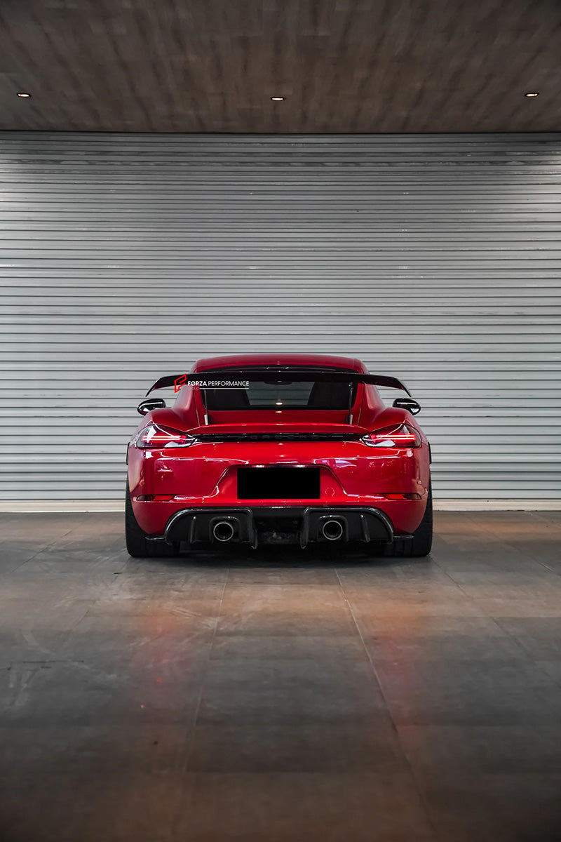 CONVERSION UPGRADE CARBON REAR SPOILER for PORSCHE CAYMAN BOXSTER 718 982 upgrade to GT4
Set includes:
Rear Spoiler
Material: Carbon Fiber
CONTACT US FOR PRICING