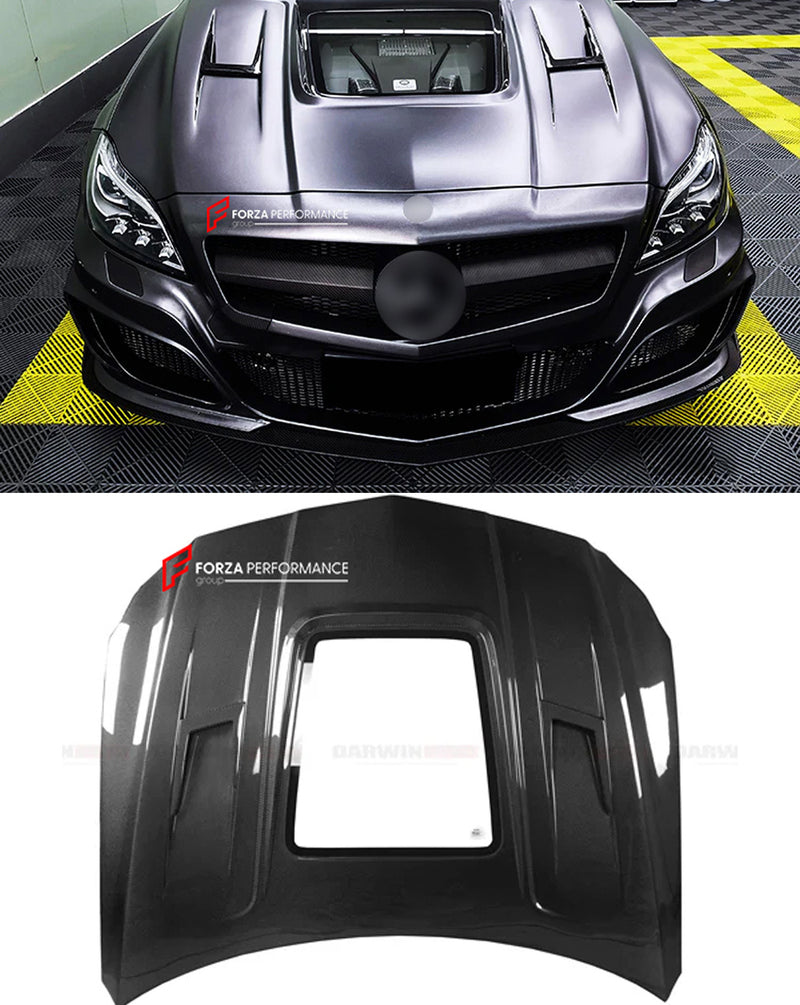 IMP PERFOMANCE CARBON FIBER HOOD BONNET for MERCEDES BENZ CLS W218 2011 - 2017