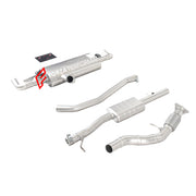 VALVED EXHAUST CATBACK MUFFLERS for Jaguar E-Pace X540 2.0