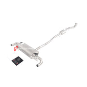 VALVED EXHAUST CATBACK MUFFLERS for Jaguar E-Pace X540 2.0
