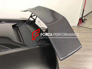 Carbon Fiber Rear Wing Spoiler for Lamborghini Huracan LP580 LP610 Coupe 2-Door 2014-2018