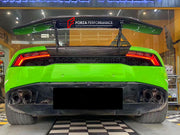 Carbon Fiber Rear Wing Spoiler for Lamborghini Huracan LP580 LP610 Coupe 2-Door 2014-2018