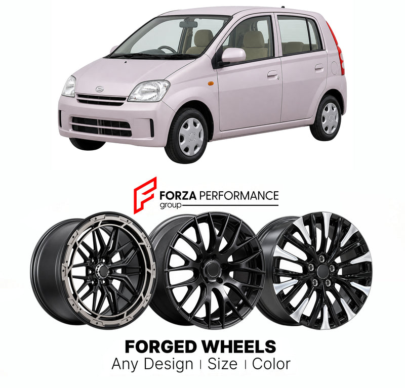 FORGED WHEELS RIMS for DAIHATSU MIRA CUORE L250 2002 - 2006