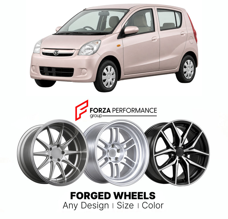 FORGED WHEELS RIMS for DAIHATSU MIRA CUORE L275 2006 - 2018