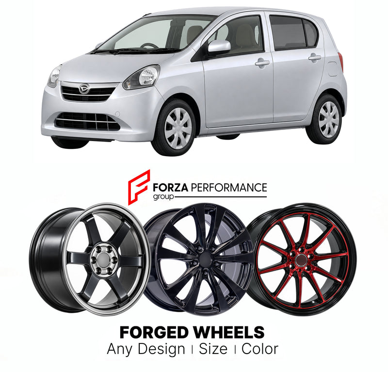 FORGED WHEELS RIMS for DAIHATSU MIRA CUORE LA300 E-S 2011 - 2017
