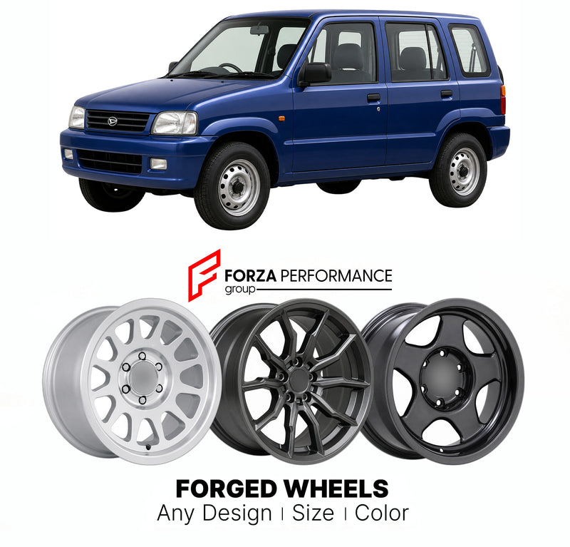 CUSTOM CLASSIC VINTAGE RESTOMOD RETRO OLD SCHOOL FORGED WHEELS RIMS for DAIHATSU TERIOS J100 J102 J122 1997 - 2006