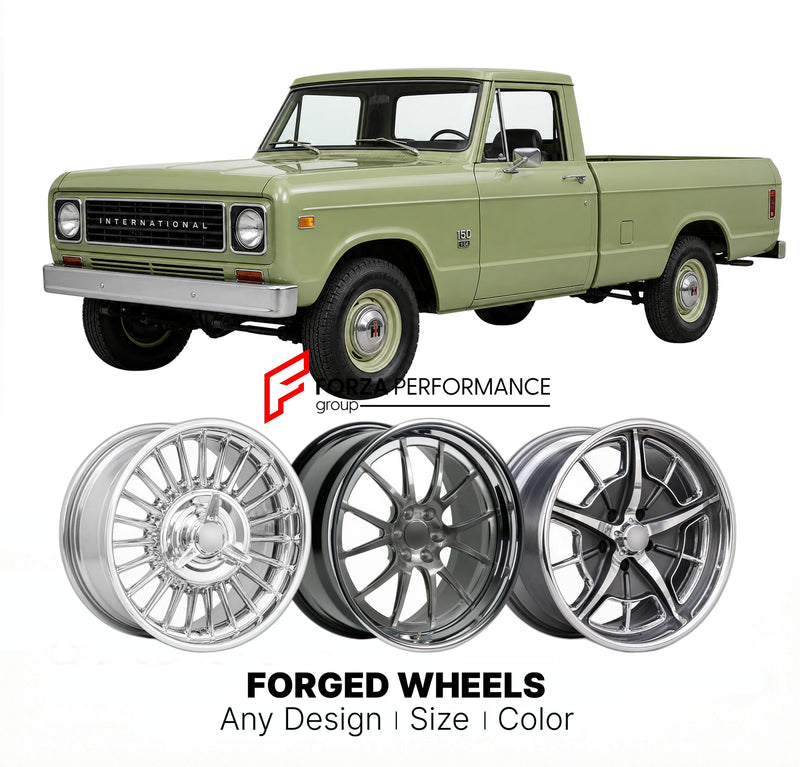 CUSTOM CLASSIC VINTAGE RESTOMOD RETRO OLD SCHOOL FORGED WHEELS RIMS for INTERNATIONAL HARVESTER 150 1975 - 1975