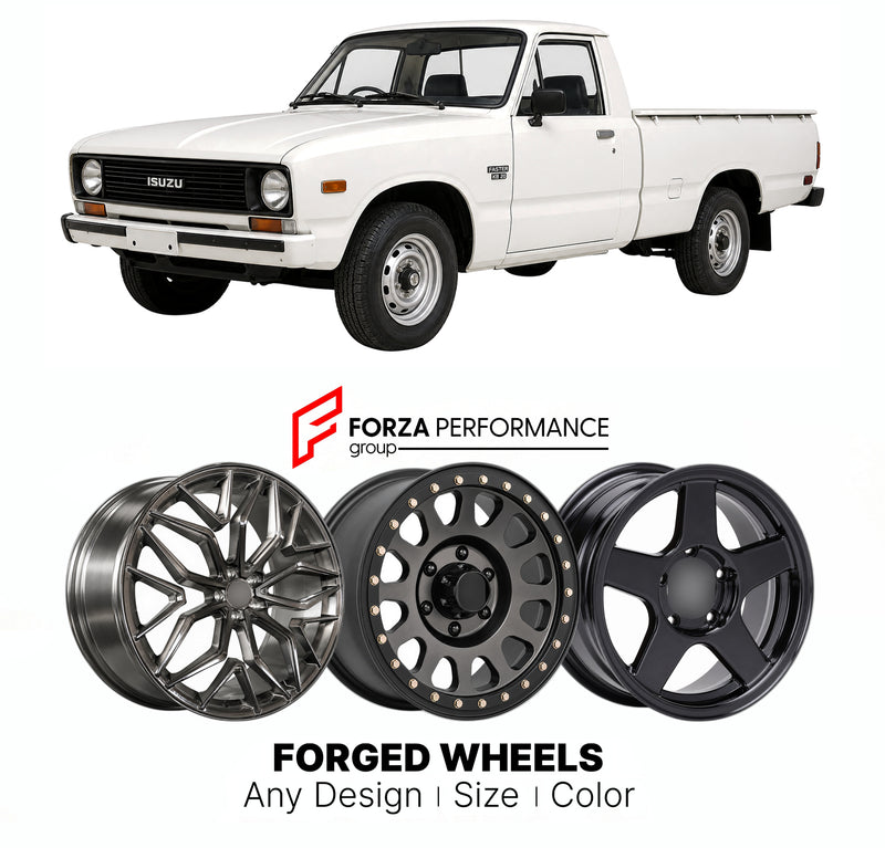 CUSTOM CLASSIC VINTAGE RESTOMOD RETRO OLD SCHOOL FORGED WHEELS RIMS for ISUZU FASTER P-UP KB 1972 - 1980