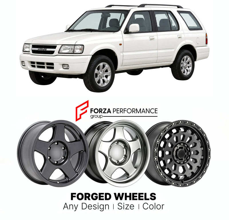CUSTOM CLASSIC VINTAGE RESTOMOD RETRO OLD SCHOOL FORGED WHEELS RIMS for ISUZU RODEO MU WIZARD UCS UCR 1989 - 1997