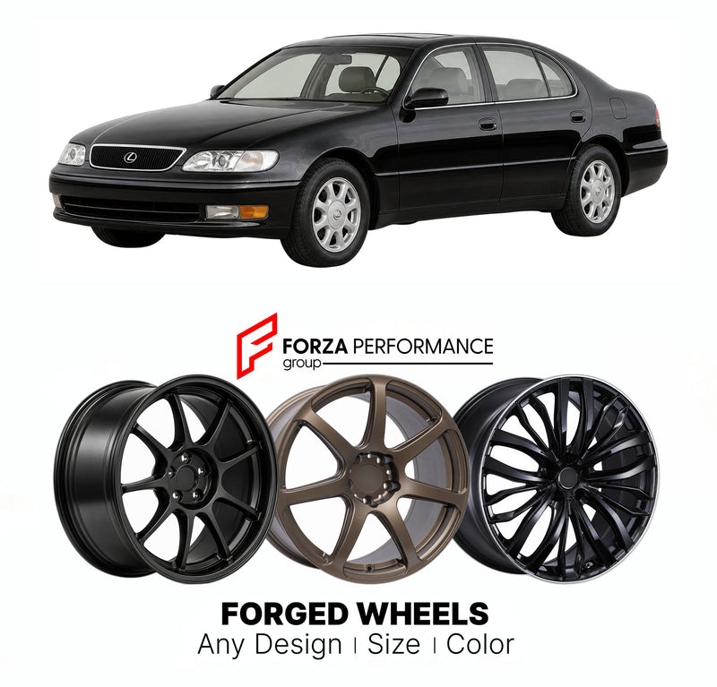 CUSTOM CLASSIC VINTAGE RESTOMOD RETRO OLD SCHOOL FORGED WHEELS RIMS for LEXUS GS S140 1993 - 1997