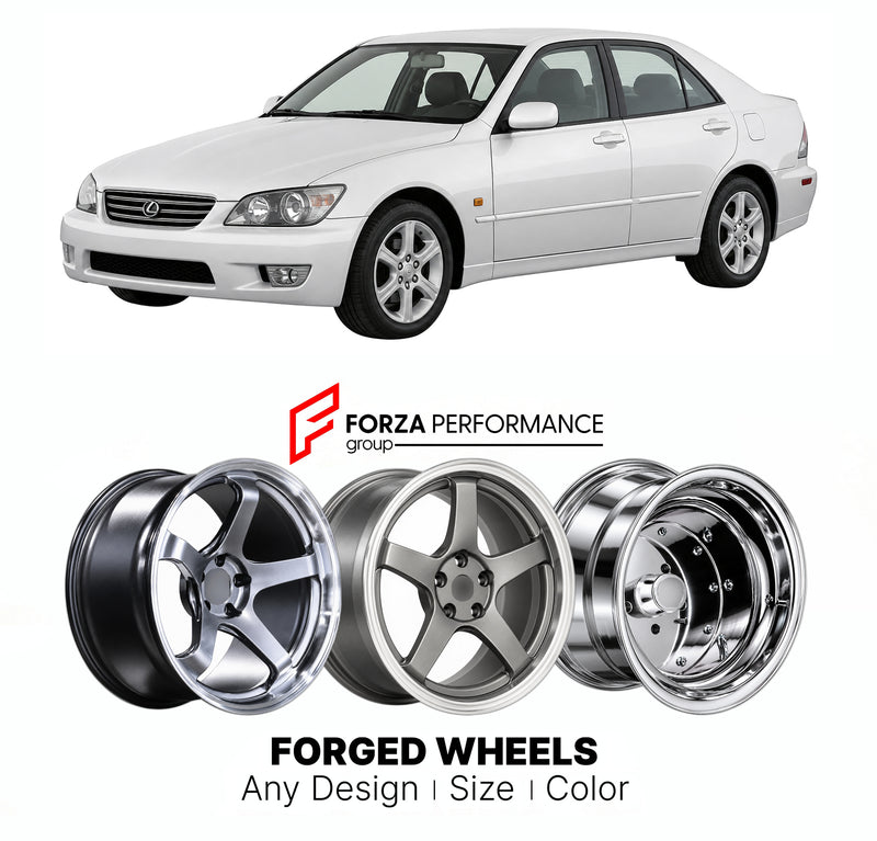 CUSTOM CLASSIC VINTAGE RESTOMOD RETRO OLD SCHOOL FORGED WHEELS RIMS for LEXUS IS XE10 1999 - 2005