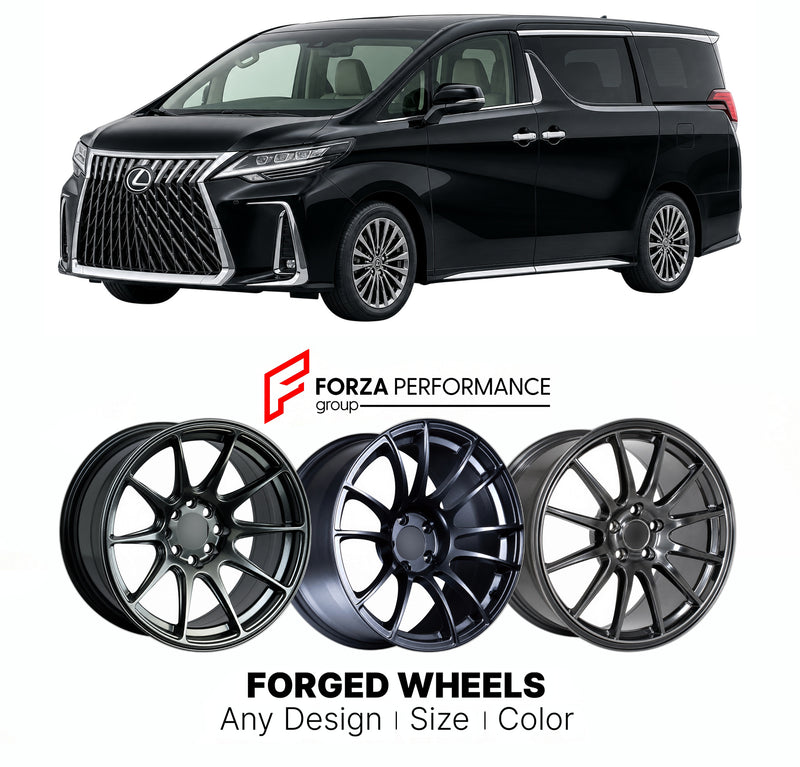 FORGED WHEELS RIMS for LEXUS LM AH30 2019 - 2023