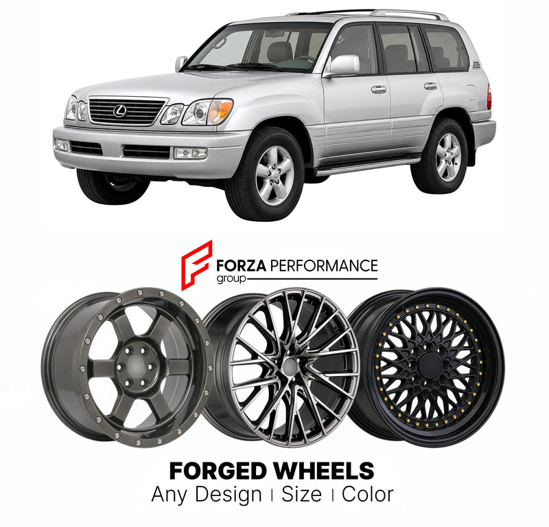 CUSTOM CLASSIC VINTAGE RESTOMOD RETRO OLD SCHOOL FORGED WHEELS RIMS for LEXUS LX J100 1998 - 2002