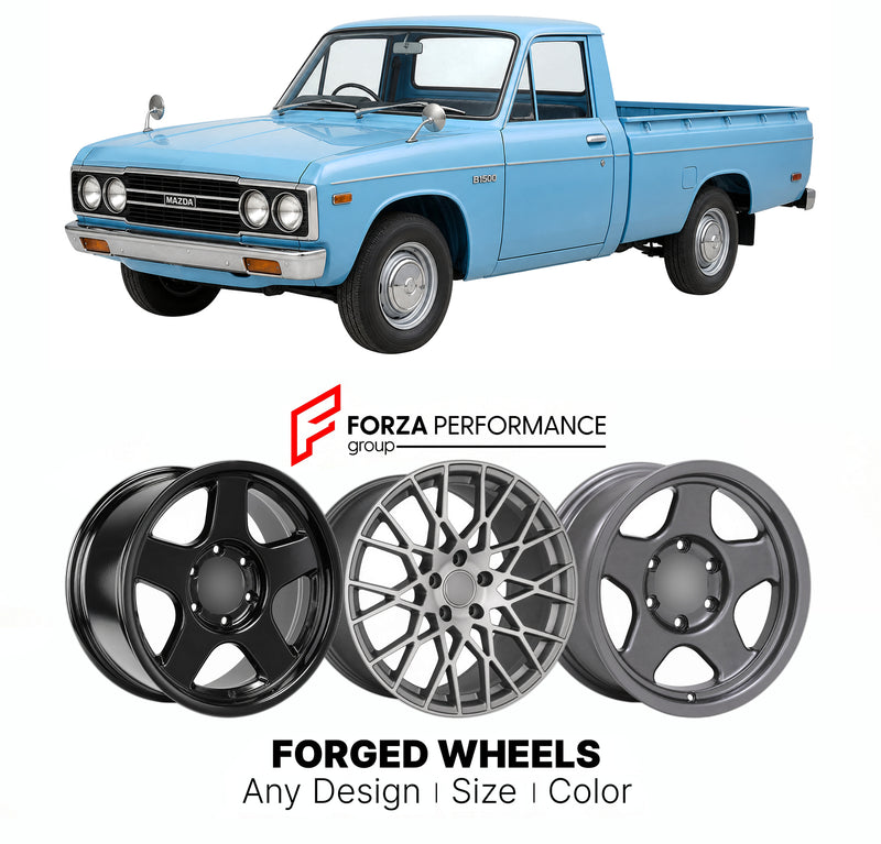 CUSTOM CLASSIC VINTAGE RESTOMOD RETRO OLD SCHOOL FORGED WHEELS RIMS for MAZDA B-SERIES B1500 B1600 1961 - 1977