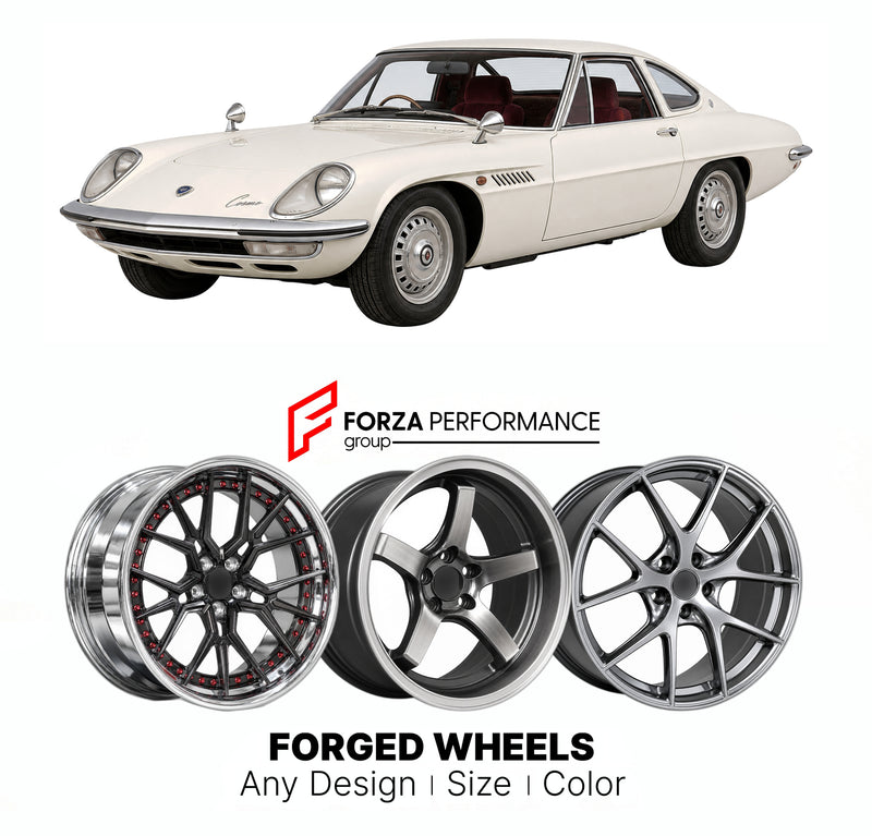 CUSTOM CLASSIC VINTAGE RESTOMOD RETRO OLD SCHOOL FORGED WHEELS RIMS for MAZDA COSMO CD 1975 - 1981