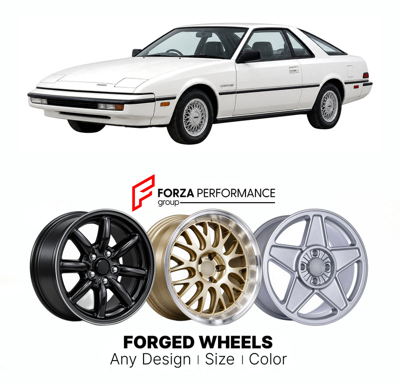 CUSTOM CLASSIC VINTAGE RESTOMOD RETRO OLD SCHOOL FORGED WHEELS RIMS for MAZDA COSMO HB 1981 - 1989