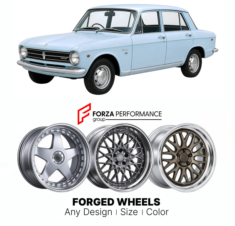 CUSTOM CLASSIC VINTAGE RESTOMOD RETRO OLD SCHOOL FORGED WHEELS RIMS for MAZDA FAMILIA 323 1963 - 1968