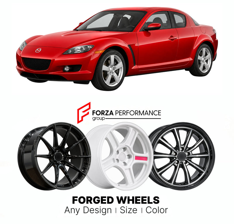 FORGED WHEELS RIMS for MAZDA RX-8 SE3P 2003 - 2008