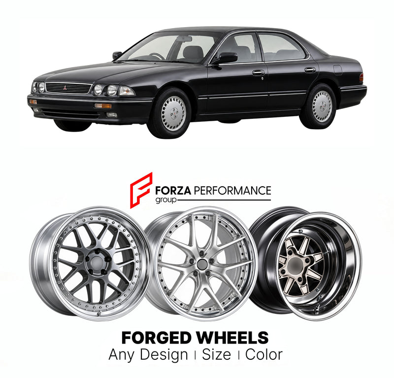 CUSTOM CLASSIC VINTAGE RESTOMOD RETRO OLD SCHOOL FORGED WHEELS RIMS for MITSUBISHI DIAMANTE F10 F20 1990 - 1995