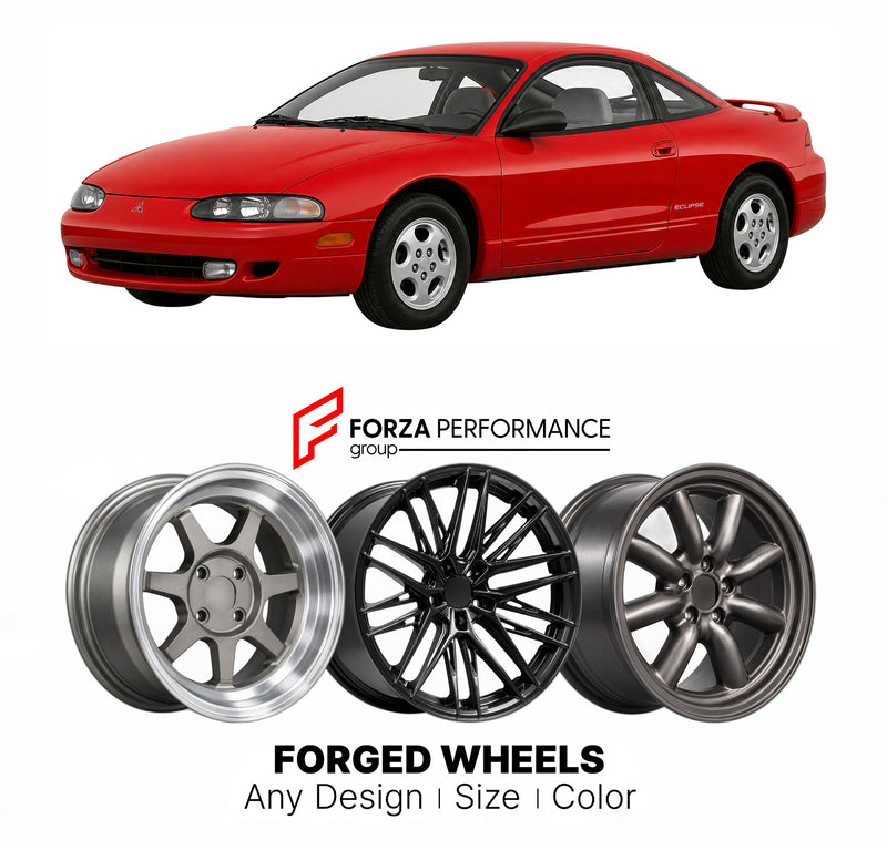CUSTOM CLASSIC VINTAGE RESTOMOD RETRO OLD SCHOOL FORGED WHEELS RIMS for MITSUBISHI ECLIPSE D30 1994 - 1996