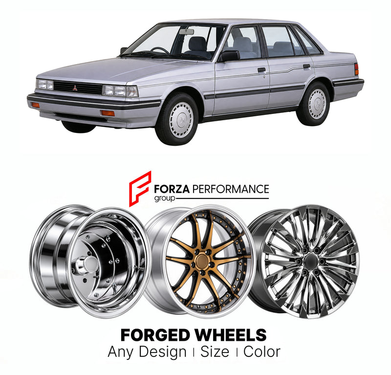 CUSTOM CLASSIC VINTAGE RESTOMOD RETRO OLD SCHOOL FORGED WHEELS RIMS for MITSUBISHI GALANT E30 1987 - 1992