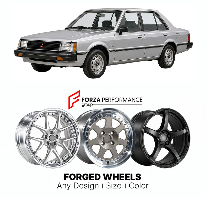 CUSTOM CLASSIC VINTAGE RESTOMOD RETRO OLD SCHOOL FORGED WHEELS RIMS for MITSUBISHI LANCER A170 1979 - 1987