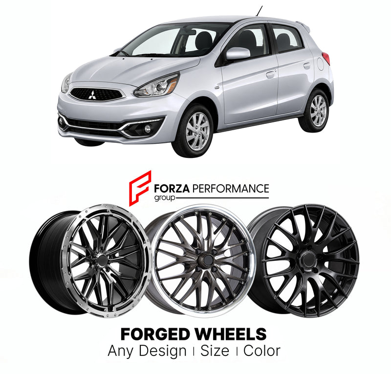 FORGED WHEELS RIMS for MITSUBISHI MIRAGE A00 LA FACELIFT 2016 - 2019