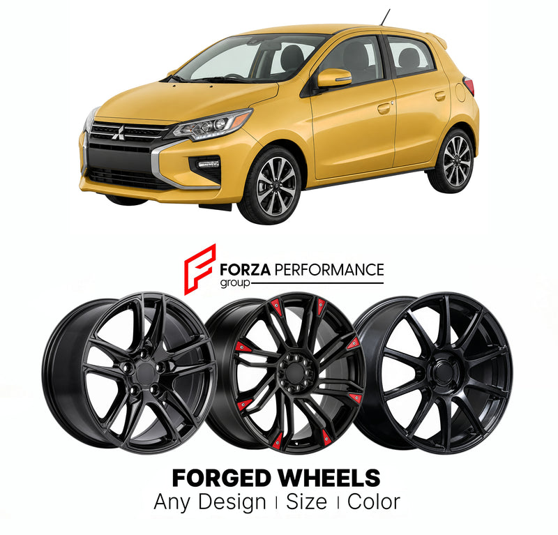 FORGED WHEELS RIMS for MITSUBISHI MIRAGE A00 LA FACELIFT 2020 - 2024