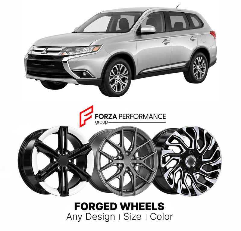 FORGED WHEELS RIMS for MITSUBISHI OUTLANDER GF GG ZJ ZK ZL FACELIFT 2016 - 2021