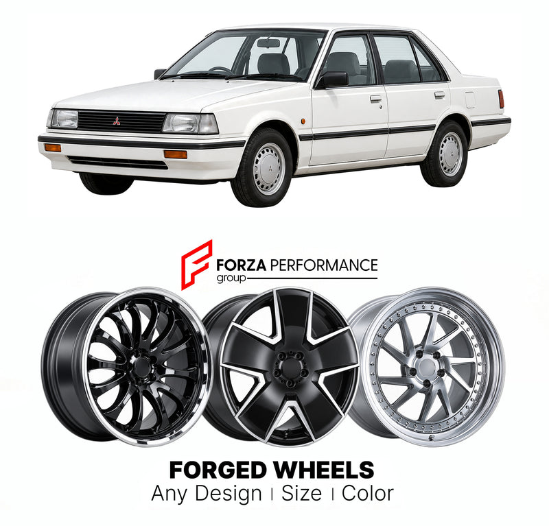 CUSTOM CLASSIC VINTAGE RESTOMOD RETRO OLD SCHOOL FORGED WHEELS RIMS for MITSUBISHI TREDIA A210 1982 - 1990