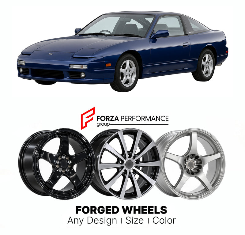 CUSTOM CLASSIC VINTAGE RESTOMOD RETRO OLD SCHOOL FORGED WHEELS RIMS for NISSAN 180SX RPS13 FACELIFT 1996 - 1998