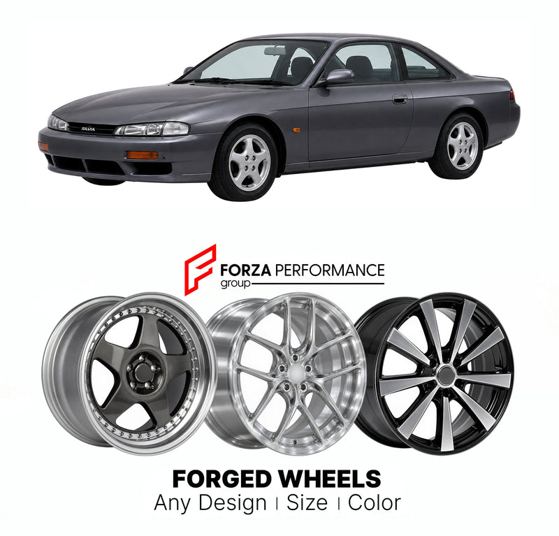 CUSTOM CLASSIC VINTAGE RESTOMOD RETRO OLD SCHOOL FORGED WHEELS RIMS for NISSAN 200SX S14 1995 - 1998