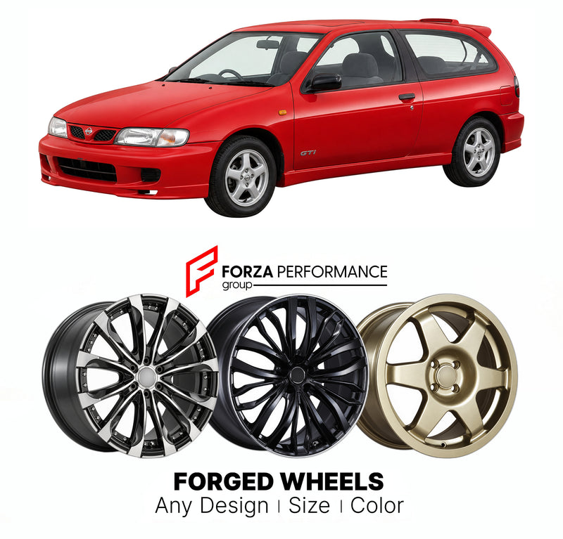 CUSTOM CLASSIC VINTAGE RESTOMOD RETRO OLD SCHOOL FORGED WHEELS RIMS for NISSAN ALMERA N15 1995 - 2000