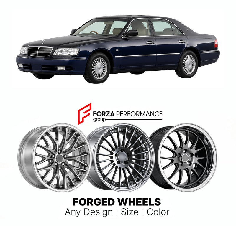 CUSTOM CLASSIC VINTAGE RESTOMOD RETRO OLD SCHOOL FORGED WHEELS RIMS for NISSAN CIMA Y33 1996 - 2001