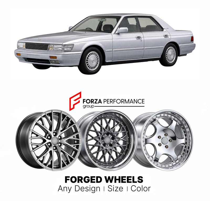 CUSTOM CLASSIC VINTAGE RESTOMOD RETRO OLD SCHOOL FORGED WHEELS RIMS for NISSAN LAUREL C33 1989 - 1993