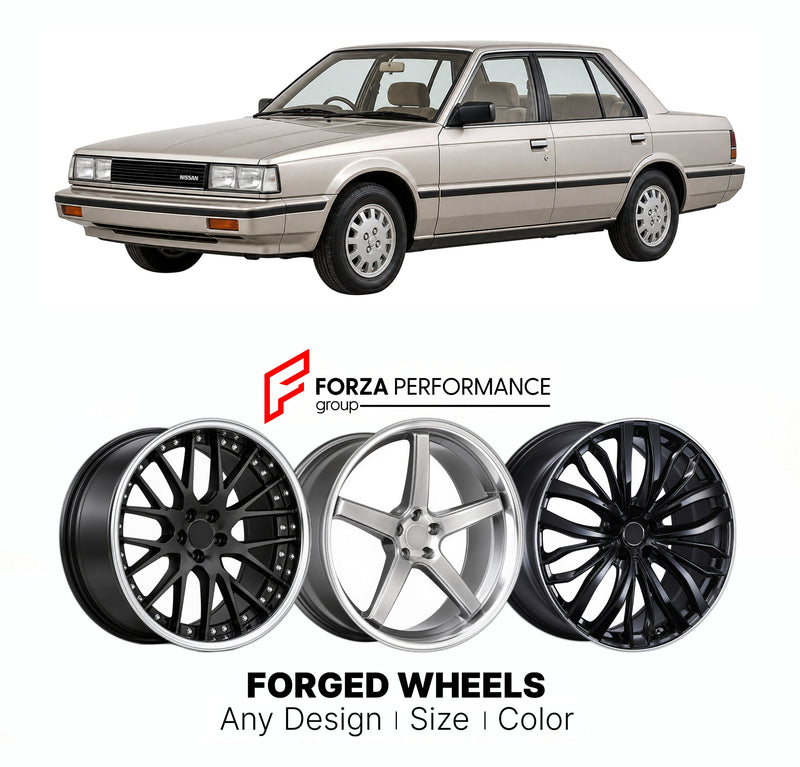 CUSTOM CLASSIC VINTAGE RESTOMOD RETRO OLD SCHOOL FORGED WHEELS RIMS for NISSAN MAXIMA U11 1984 - 1988