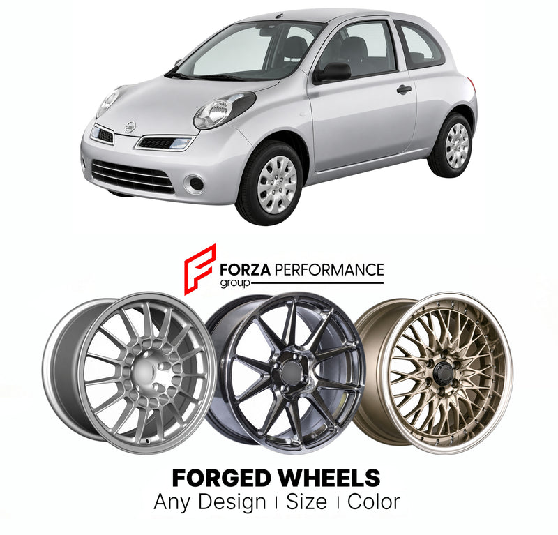FORGED WHEELS RIMS for NISSAN MICRA MARCH K12 FACELIFT 2008 - 2010