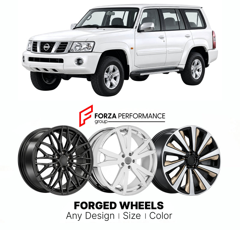 FORGED WHEELS RIMS for NISSAN PATROL Y61 FACELIFT 2005 - 2024