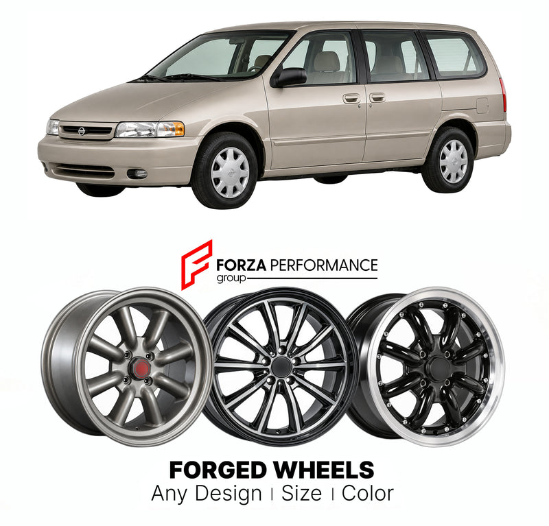 CUSTOM CLASSIC VINTAGE RESTOMOD RETRO OLD SCHOOL FORGED WHEELS RIMS for NISSAN QUEST V41 1998 - 2002