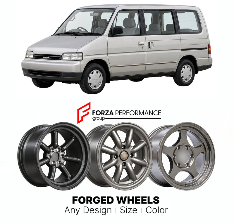 CUSTOM CLASSIC VINTAGE RESTOMOD RETRO OLD SCHOOL FORGED WHEELS RIMS for NISSAN SERENA C23 1991 - 1999