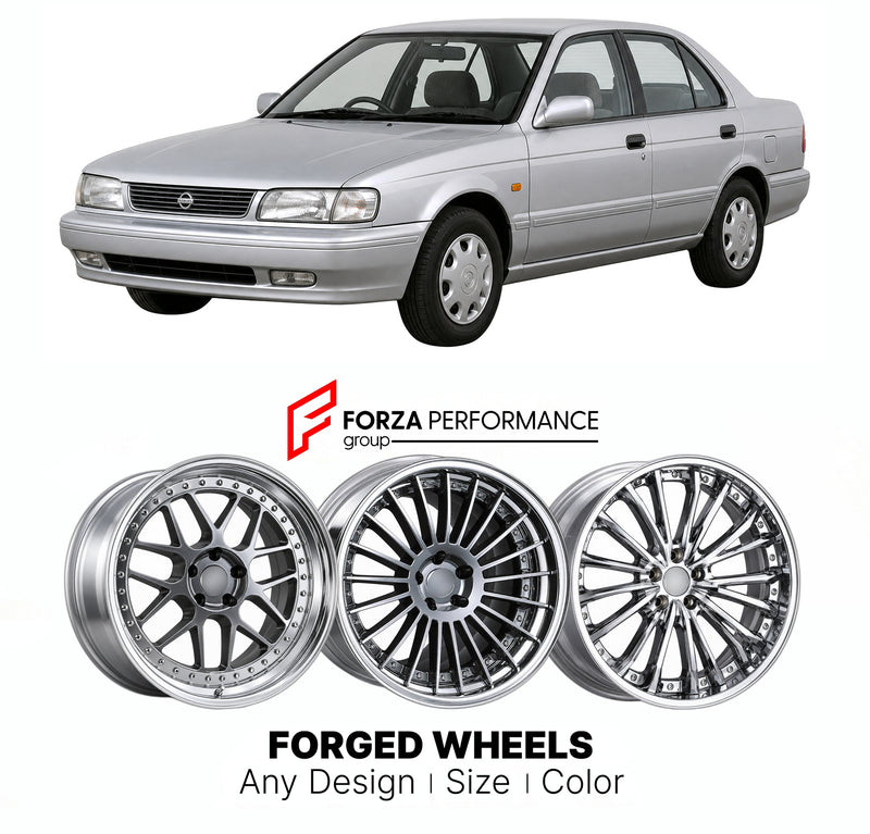 CUSTOM CLASSIC VINTAGE RESTOMOD RETRO OLD SCHOOL FORGED WHEELS RIMS for NISSAN SUNNY B14 1994 - 1999