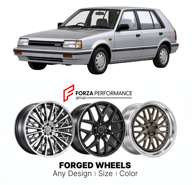 CUSTOM CLASSIC VINTAGE RESTOMOD RETRO OLD SCHOOL FORGED WHEELS RIMS for NISSAN SUNNY N13 1986 - 1991