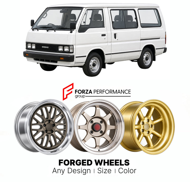 CUSTOM CLASSIC VINTAGE RESTOMOD RETRO OLD SCHOOL FORGED WHEELS RIMS for NISSAN VANETTE C22 1985 - 1994