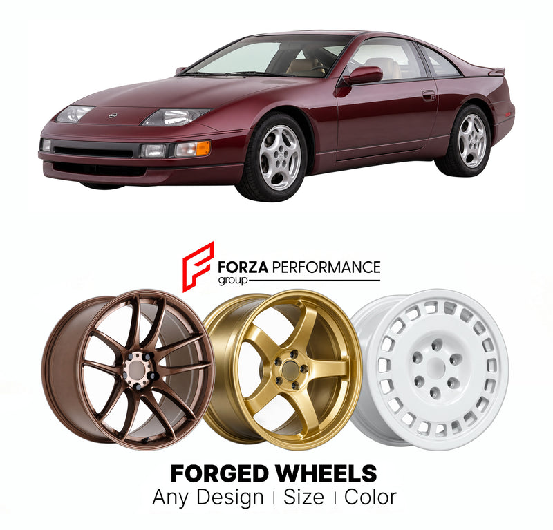 CUSTOM CLASSIC VINTAGE RESTOMOD RETRO OLD SCHOOL FORGED WHEELS RIMS for NISSAN Z Z32 300ZX 1989 - 2000
