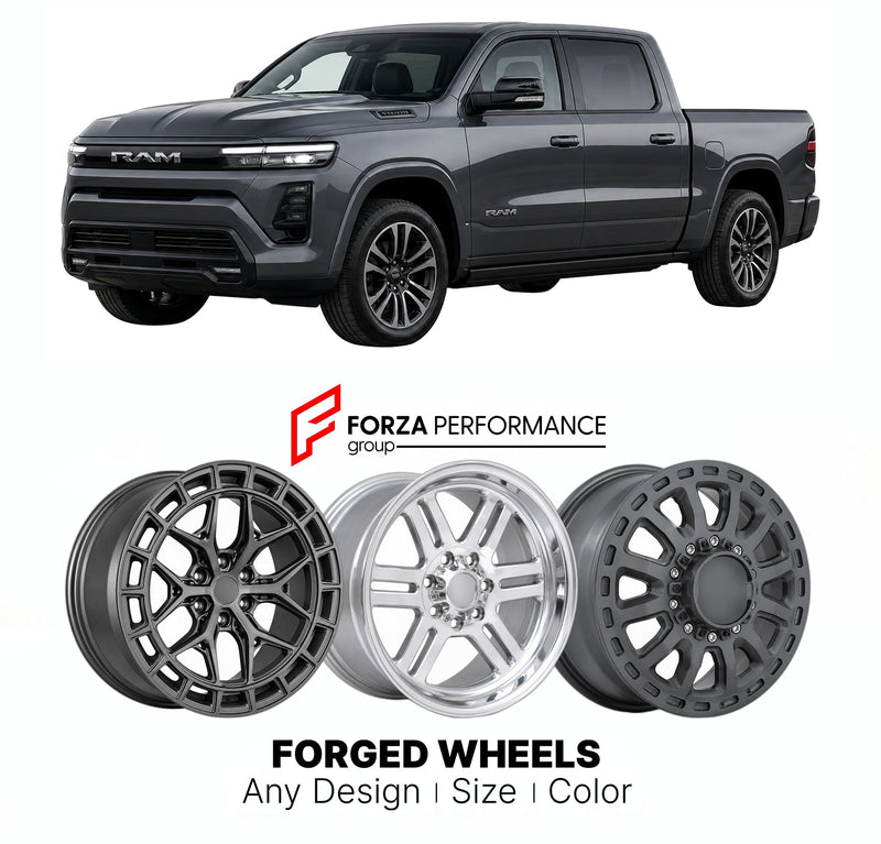 FORGED WHEELS RIMS for RAM 1500 REV TUNGSTEN ELECTRIC RANGE-EXTENDED PICKUP 2026+