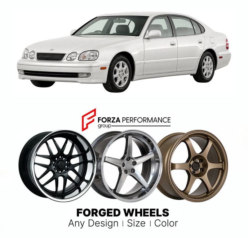 CUSTOM CLASSIC VINTAGE RESTOMOD RETRO OLD SCHOOL FORGED WHEELS RIMS for TOYOTA ARISTO S160 1997 - 2005