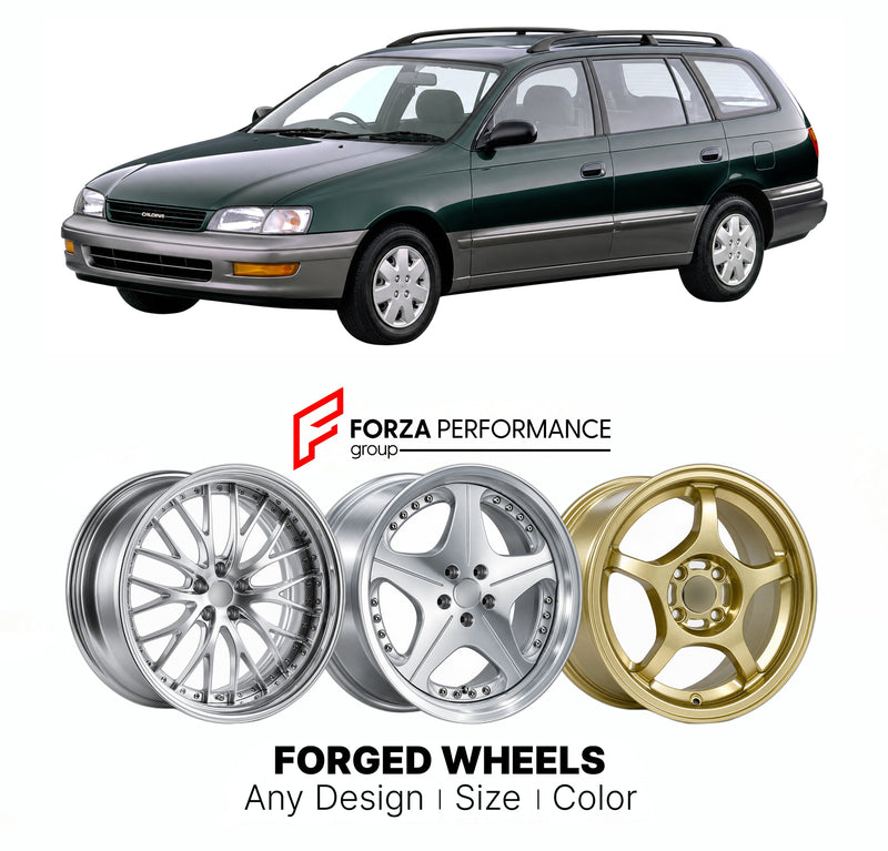 CUSTOM CLASSIC VINTAGE RESTOMOD RETRO OLD SCHOOL FORGED WHEELS RIMS for TOYOTA CALDINA T190 1992 - 1997