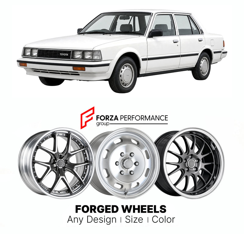 CUSTOM CLASSIC VINTAGE RESTOMOD RETRO OLD SCHOOL FORGED WHEELS RIMS for TOYOTA CARINA A60 1981 - 1988