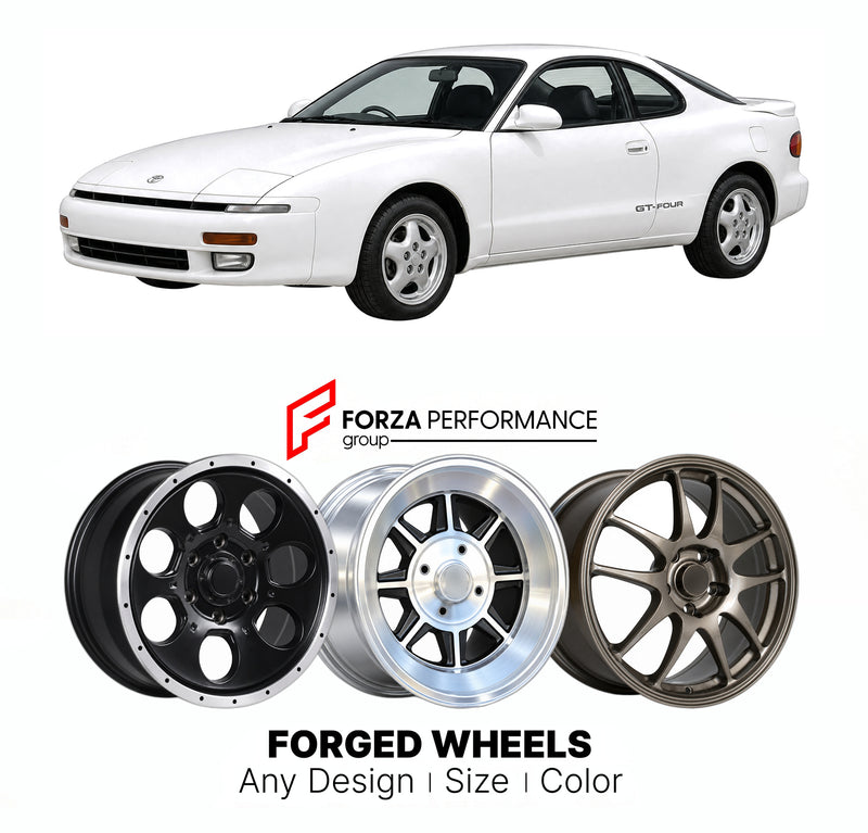 CUSTOM CLASSIC VINTAGE RESTOMOD RETRO OLD SCHOOL FORGED WHEELS RIMS for TOYOTA CELICA GT-FOUR ST185 1989 - 1993